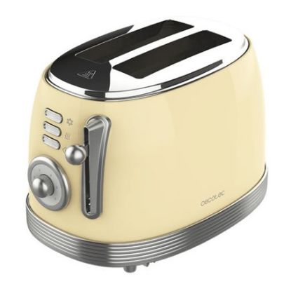 Imagem de Torradeira Cecotec Toast&Taste 800 Vintage 850W Amarelo Claro