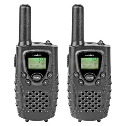 Imagem de Walkie Talkie Nedis WLTK0800BK - 8 Canais/8Km Preto (Pack2)