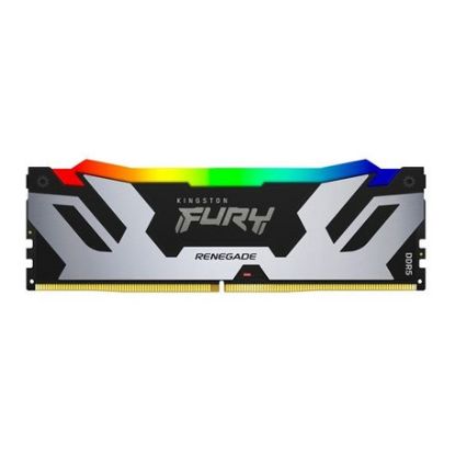 Imagem de Dimm DDR5 16GB Kingston CL38 7200MT/s 1Rx8 Fury Renegade RGB Prateado