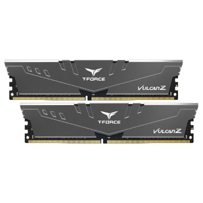 Imagem de Dimm DDR4 Pack 2x 16GB (32GB) TeamGroup CL18 3600Mhz T-Force Vulcan Z Cinza