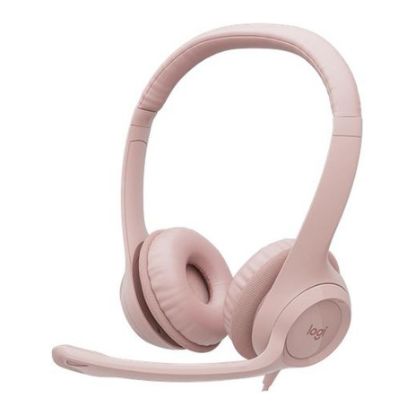 Imagem de Headset Logitech H390 USB Rosa