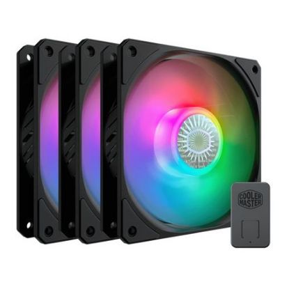 Imagem de Ventoinha 120mm Cooler Master SickleFlow ARGB PWM 3in1 (Pack3)