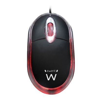 Imagem de Rato Ewent EW3174 Mini Preto/Transparente USB
