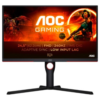 Imagem de Monitor AOC Gaming 24.5" 25G3ZM/BK VA FHD 16:9 240Hz FreeSync (0.5ms)