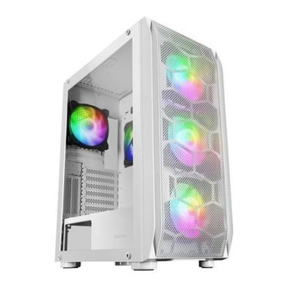 Imagem de Caixa Mars Gaming MC-KX ARGB Branca (E-ATX) (Vidro Temperado)