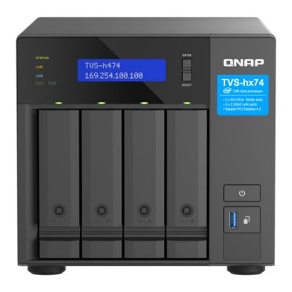 Imagem de NAS QNAP TVS-h474-PT-8G 4-Bay