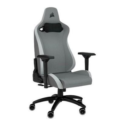 Imagem de Cadeira Gaming Corsair TC200 Fabric Cinza/Branca