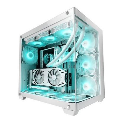 Imagem de Caixa Mars Gaming MCV4 XXL Branca (E-ATX) (Vidro Temperado)