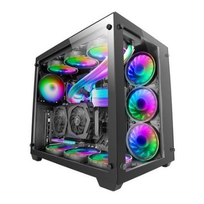 Imagem de Caixa Mars Gaming MCV3 XXL Preta (E-ATX) (Vidro Temperado)