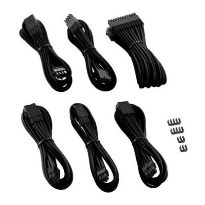 Imagem de Kit Cabos Extensão CableMod Pro ModMesh p/ Fonte de Alimentação - Preto