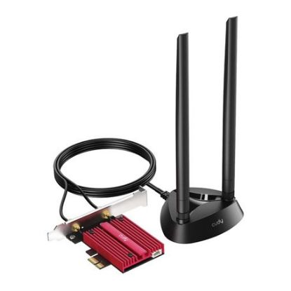 Imagem de Placa de Rede PCI-E Cudy Wireless AX5400 Tri-Band + BT5.2 - WE4000
