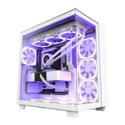 Imagem de Caixa NZXT H9 Flow Branca (ATX) (Vidro Temperado)