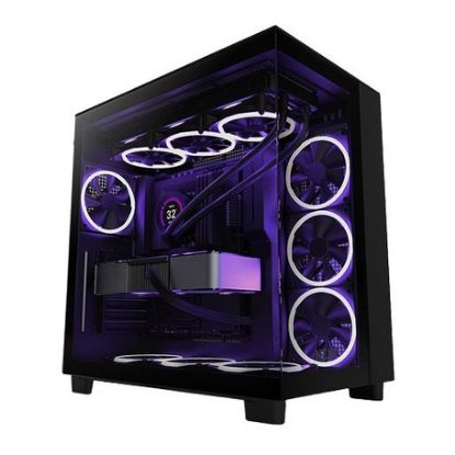 Imagem de Caixa NZXT H9 Flow Preta (ATX) (Vidro Temperado)
