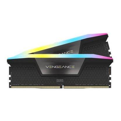 Imagem de Dimm DDR5 Pack 2x 16GB (32GB) Corsair CL36 5600Mhz Vengeance RGB Preta