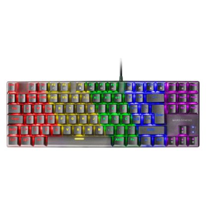 Imagem de Teclado Mars Gaming MK80 TKL Mecânico FRGB Preto - Switch Blue (PT)