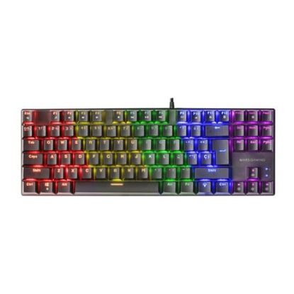 Imagem de Teclado Mars Gaming MK80 TKL Mecânico FRGB Preto - Switch Red (PT)