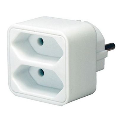 Imagem de Adaptador de Energia 2 tomadas Brennenstuhl Branco