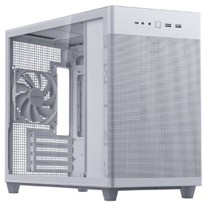 Imagem de Caixa Asus Prime AP201 TG Branca (Micro-ATX) (Vidro Temperado)