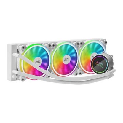 Imagem de Cooler CPU Mars Gaming MLULTRA360 ARGB Infinity Mirror Liquid Branco