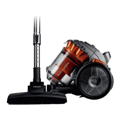Imagem de Aspirador Haeger Max Cyclon 700W Preto/Laranja s/ Saco