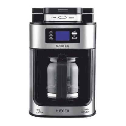 Imagem de Máquina de Café Filtro Haeger Perfect Drip 1050W / 1.25L Preta/Inox
