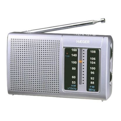 Imagem de Rádio Portátil Haeger Goal Cinza