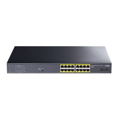 Imagem de Switch de Rede Cudy 16 Portas Gigabit PoE+ + 2x SFP - GS1020PS2