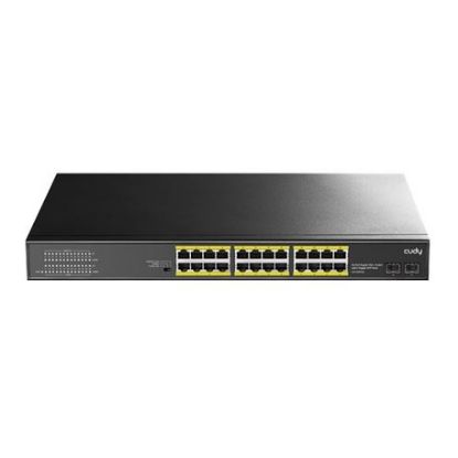 Imagem de Switch de Rede Cudy 24 Portas Gigabit PoE+ + 2x SFP - GS1028PS2