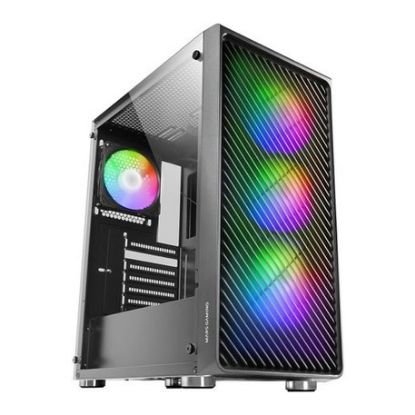 Imagem de Caixa Mars Gaming MC-F ARGB Preta (ATX) (Vidro Temperado)