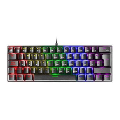 Imagem de Teclado Mars Gaming MK60 60% Mecânico FRGB Preto - Switch Brown (PT)