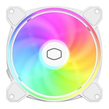 Imagem de Ventoinha 140mm Cooler Master MasterFan MF140 Halo2 ARGB PWM White Edition