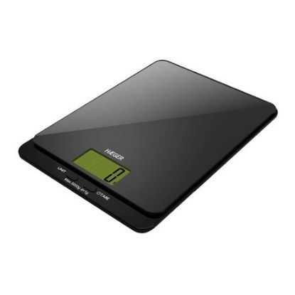 Imagem de Balança de Cozinha Haeger Dark Glass LCD