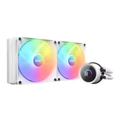 Imagem de Cooler CPU NZXT Kraken 280 LCD RGB Liquid Branco