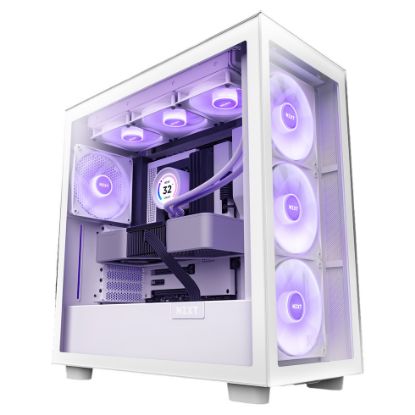 Imagem de Caixa NZXT H7 Elite RGB Branca (ATX) (Vidro Temperado)