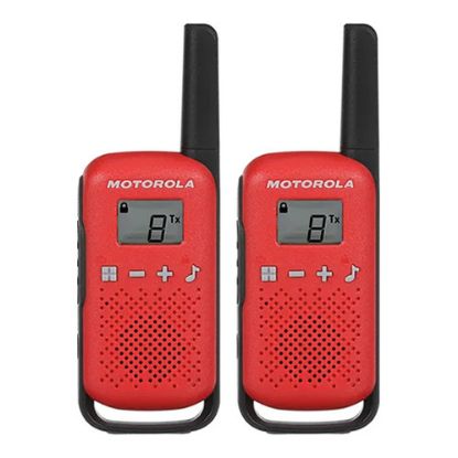 Imagem de Walkie Talkie Motorola T42 - 16 Canais/4Km Vermelho (Pack2)