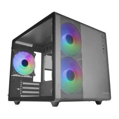 Imagem de Caixa Mars Gaming MC-400 Preta (Micro-ATX) (Vidro Temperado)