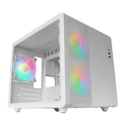 Imagem de Caixa Mars Gaming MC-400 Branca (Micro-ATX) (Vidro Temperado)