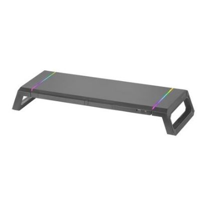 Imagem de Base Monitor Mars Gaming MGS-ONE RGB Stand Preto + 1x USB2.0