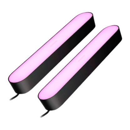 Imagem de Barra de Iluminação LED Philips Hub Play RGB Preta (Pack2)
