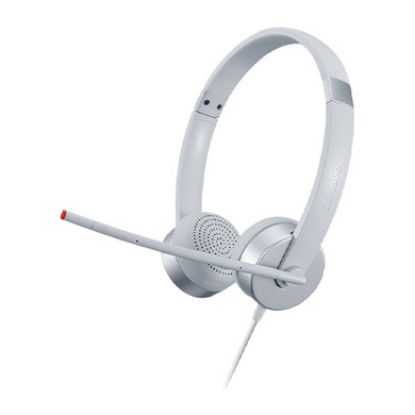 Imagem de Headset Lenovo 100 Stereo Analogue Jack 3.5mm Cinza