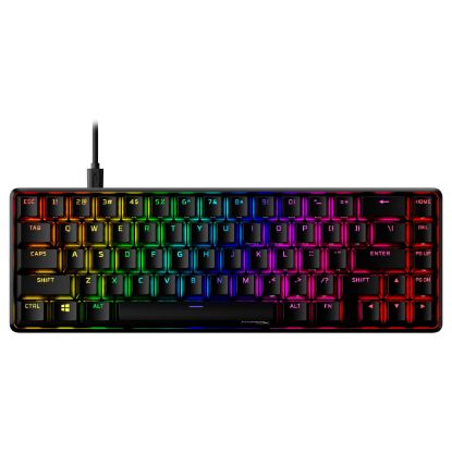 Imagem de Teclado HyperX Alloy Origins 65 Mecânico RGB Preto - Switch HyperX Red (US)