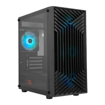 Imagem de Caixa NOX Infinity Epsilon RGB Preta (Micro-ATX) (Vidro Temperado)