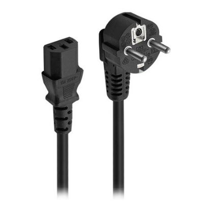 Imagem de Cabo de Alimentação IEC C13 Ewent Preto - 5Mtr