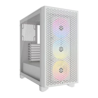 Imagem de Caixa Corsair 3000D Airflow RGB Branca (ATX) (Vidro Temperado)