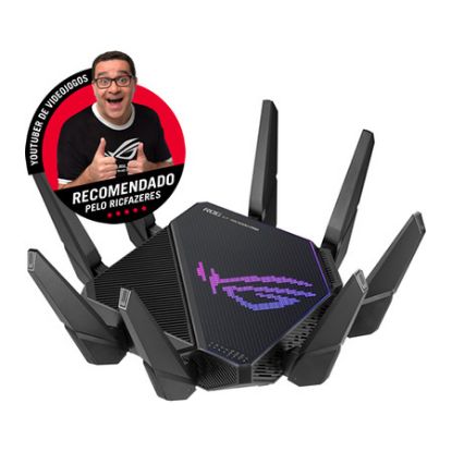 Imagem de Router Asus Wireless GT-AX11000 ROG Rapture Tri-Band Gigabit WiFi 6