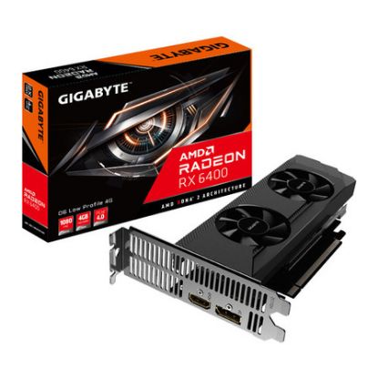 Imagem de Placa Gráfica Gigabyte Radeon RX 6400 4GB LP