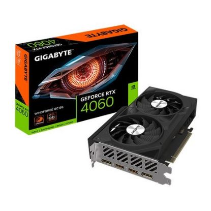 Imagem de Placa Gráfica Gigabyte GeForce RTX 4060 WINDFORCE OC 8GB DLSS3