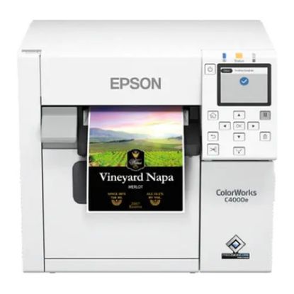 Imagem de Impressora Etiquetas e Talões Cores Epson CW-C4000E (USB/RJ45)