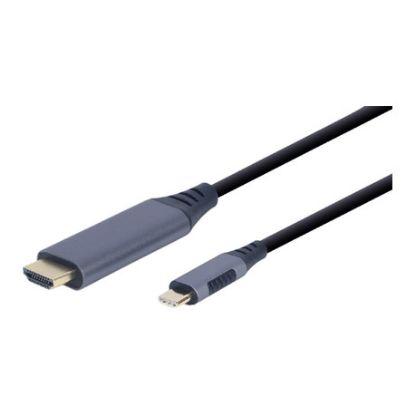 Imagem de Cabo Type-C p/ HDMI M/M Gembird Cinza - 1.8Mtr