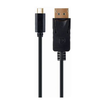 Imagem de Cabo Adaptador Type-C p/ DisplayPort M/M Gembird Preto- 2Mtr